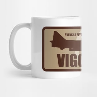 Swedish Air Force Viggen Patch (desert subdued) Mug